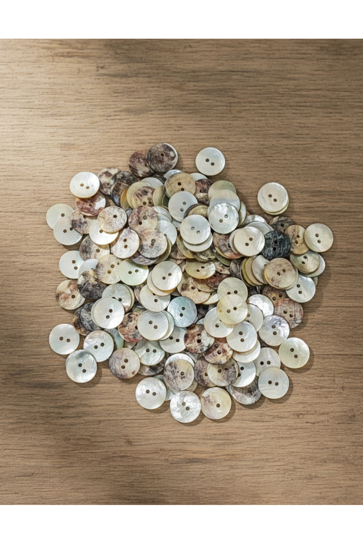 Natural Genuine Button 36 Length 23 Mm/10 Pieces