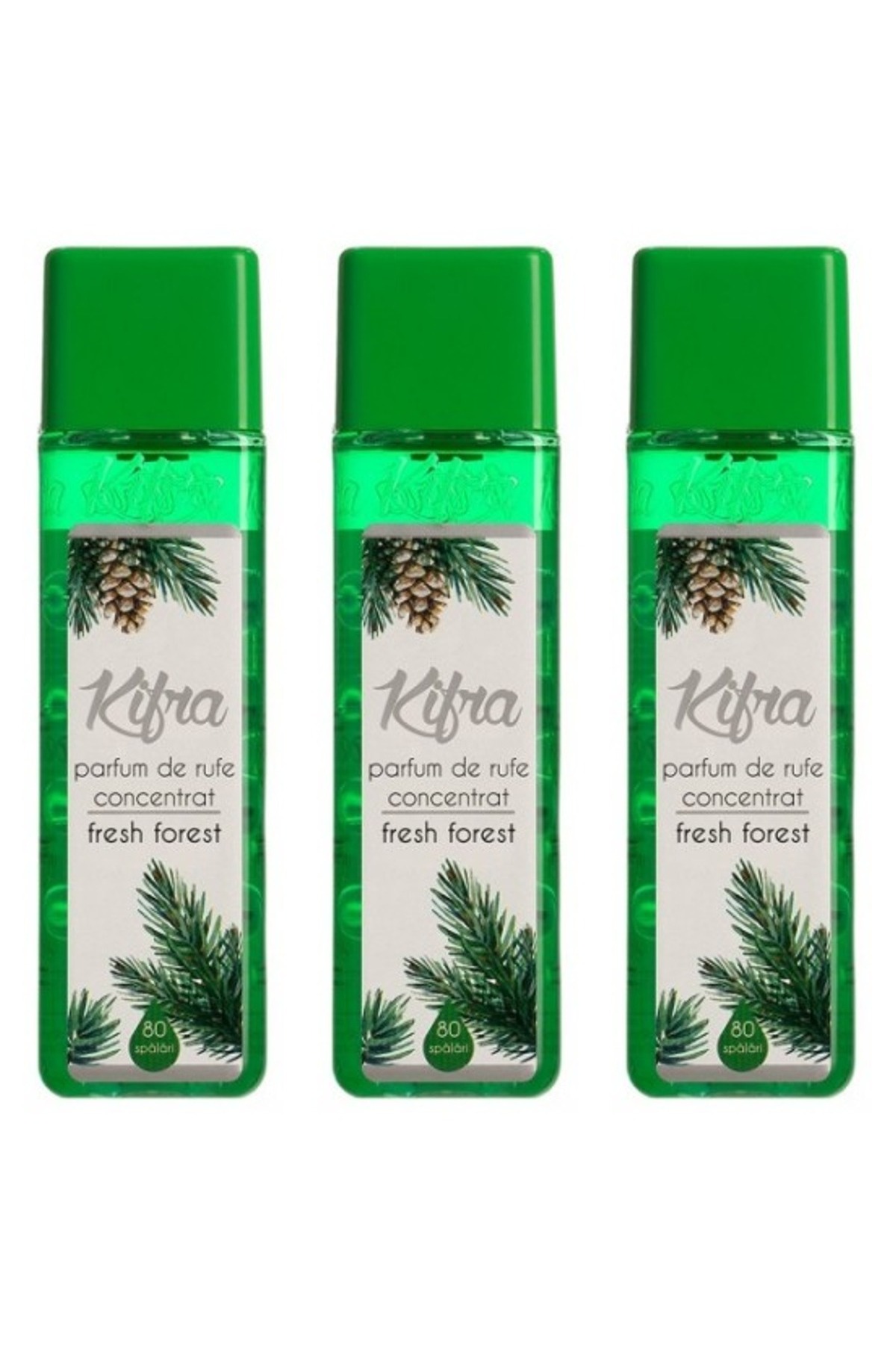 kifra SET 3 BUCATI - Parfum Concentrat pentru țesături - Fresh Forest 200ml, ...