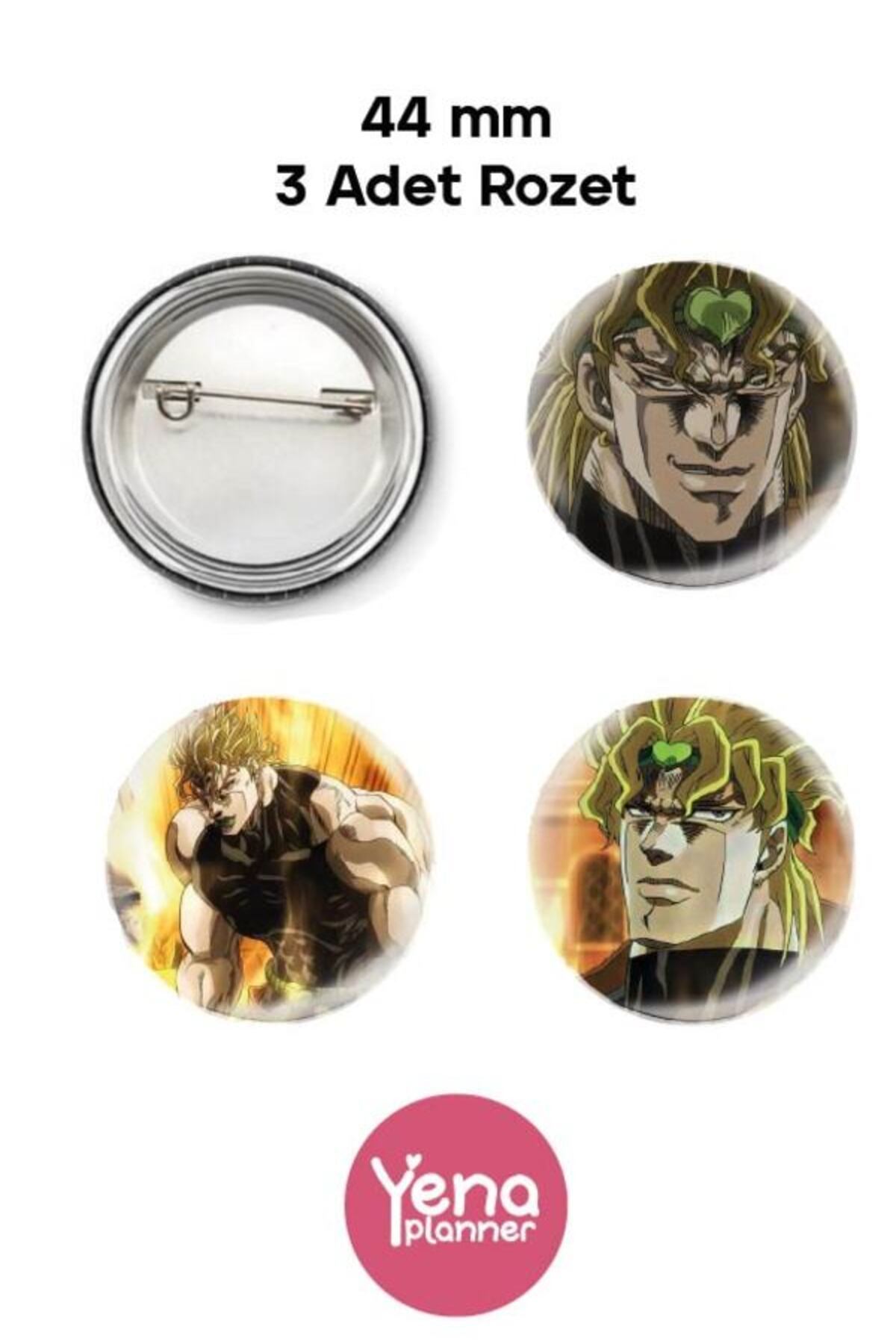 Jojo's Bizzare Adventure Bag Ornament / Badge Set