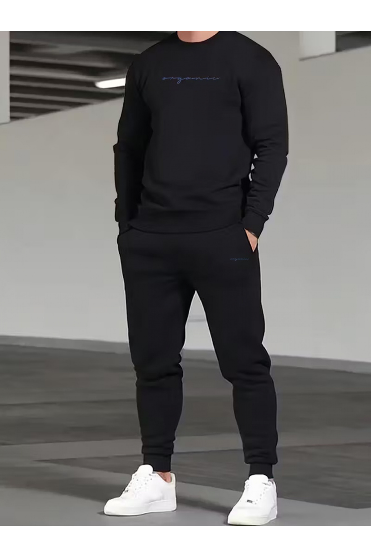 mercoledi Unisex minimalistički komplet trenerke sa otisnutim uzorkom i kratk...