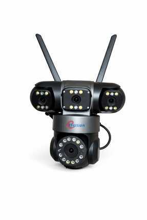 Esvision CenTECH 5904 WiFi Güvenlik Kamerası 4 Lens 360° Tüm Alan Görüş Gece ...