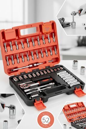 Transformacion 53 Parça Profesyonel Lokma Takımı - 1/4" Cırcır Kolu ve Çelik ...