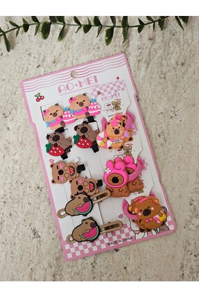 AOMEI Capybara 14 Parça Karışık Toka Seti