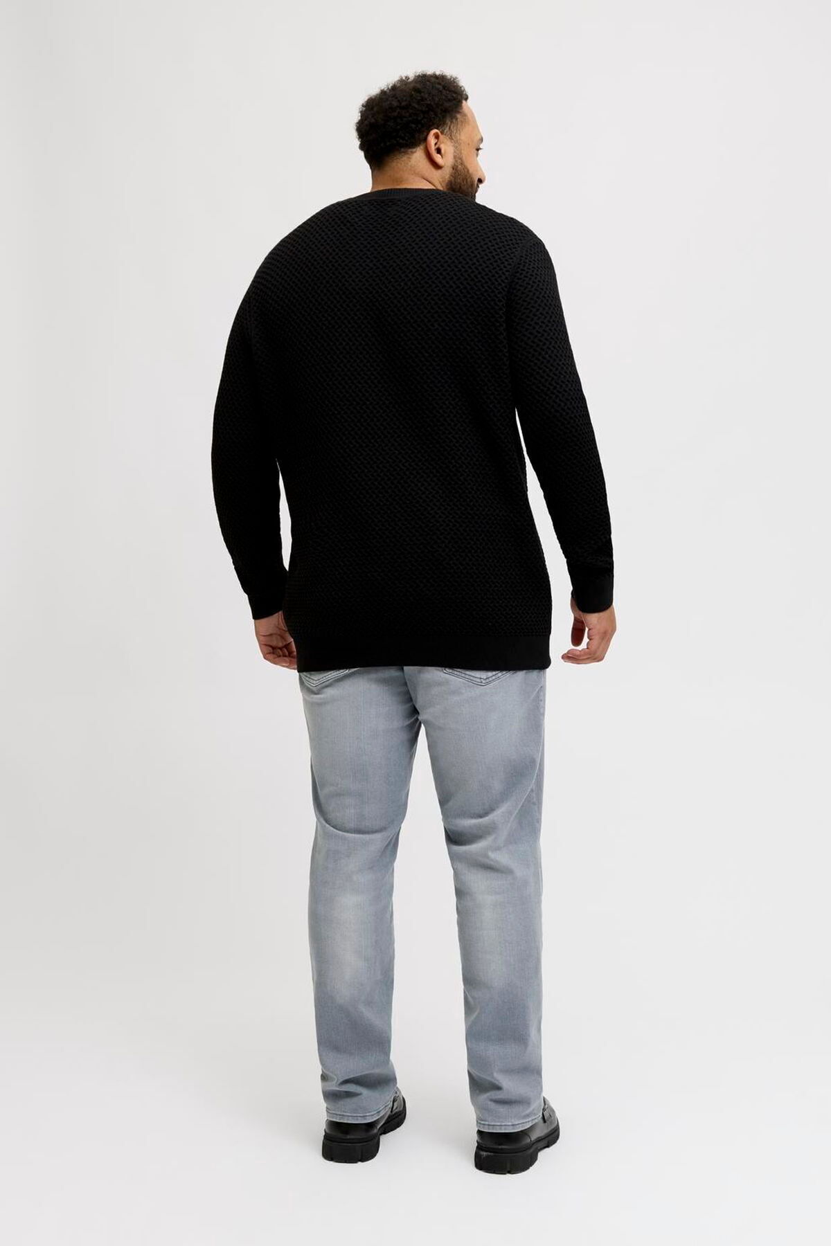 شلوار جین مردانه راسته فاق کوتاه | جک اند جونز Jack & Jones 12293558 - تصویر 3