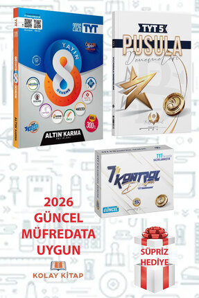 Bilgi Sarmal Yayınları TYT 7 Kontrol Deneme + TYT 5 Pusula Deneme + Altın Kar...