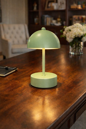 Natiorj Mantar Model Pilli Aç-Kapa Tuşlu Masa Lambası Proje Salon Yatak Odası...