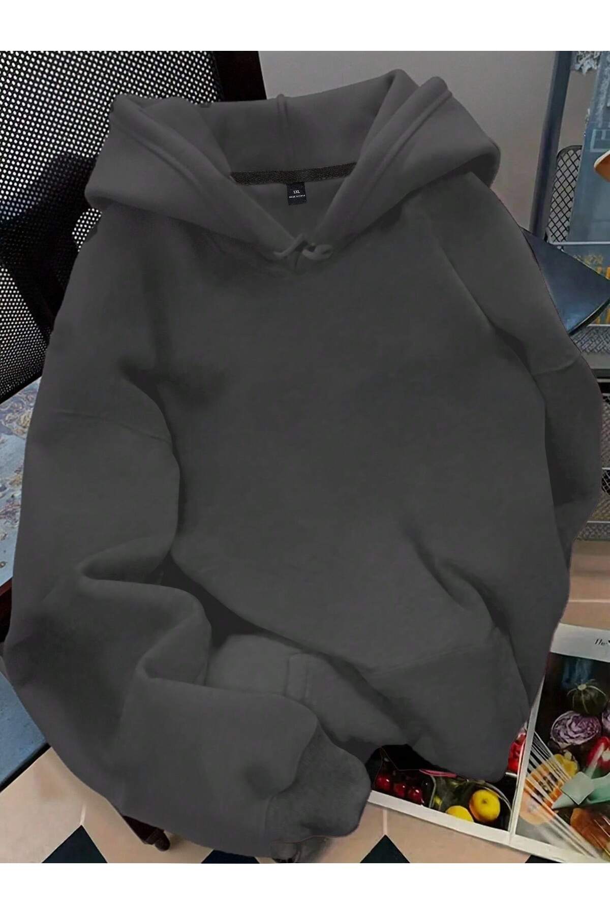 UNISEX Kapüşonlu Kanguru Cepli Sweatshirt — رنگارنگ EYAXX-KAPSWT-002
