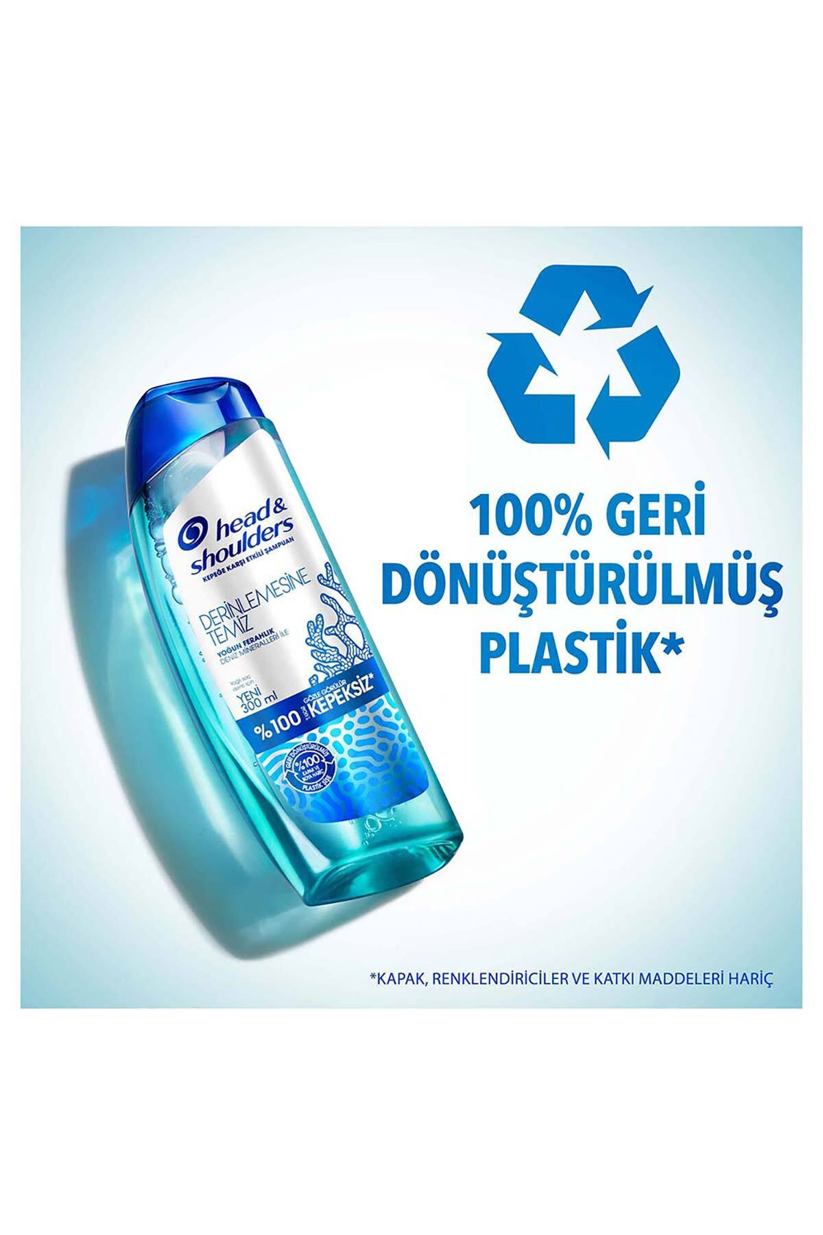 Derinlemesine Temiz Yağlı Saç Derisi İçin Yoğun Ferahlık Deniz Mineralleri 300 Ml x 3 Adet — TYC9757DE8C51AD4EF84D1200 — تصویر 6 از 7