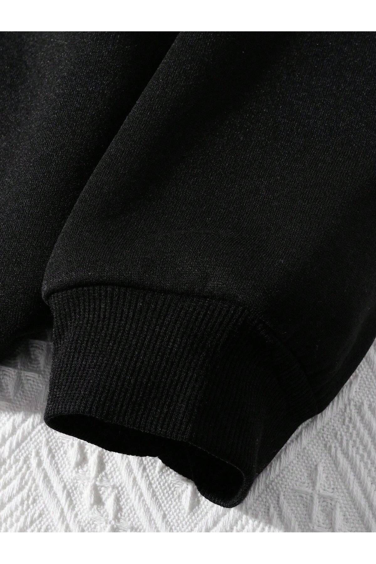 UNISEX Kapüşonlu Kanguru Cepli Sweatshirt — رنگارنگ EYAXX-KAPSWT-002 — تصویر 3 از 3