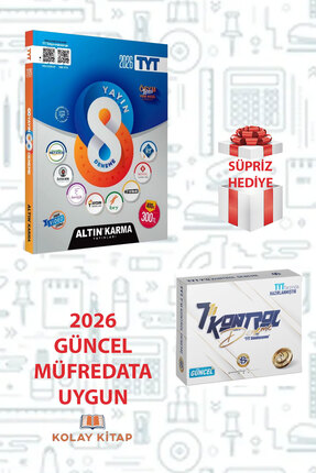 Bilgi Sarmal Yayınları TYT 7 Kontrol Deneme + Altın Karma 2026 TYT 8 Karma De...