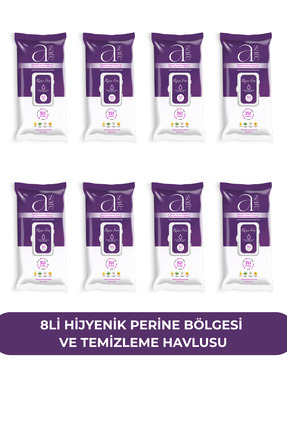 ASAFE A-Safe Hijyenik Perine Ve Vücut Temizleme Havlusu x 8 adet