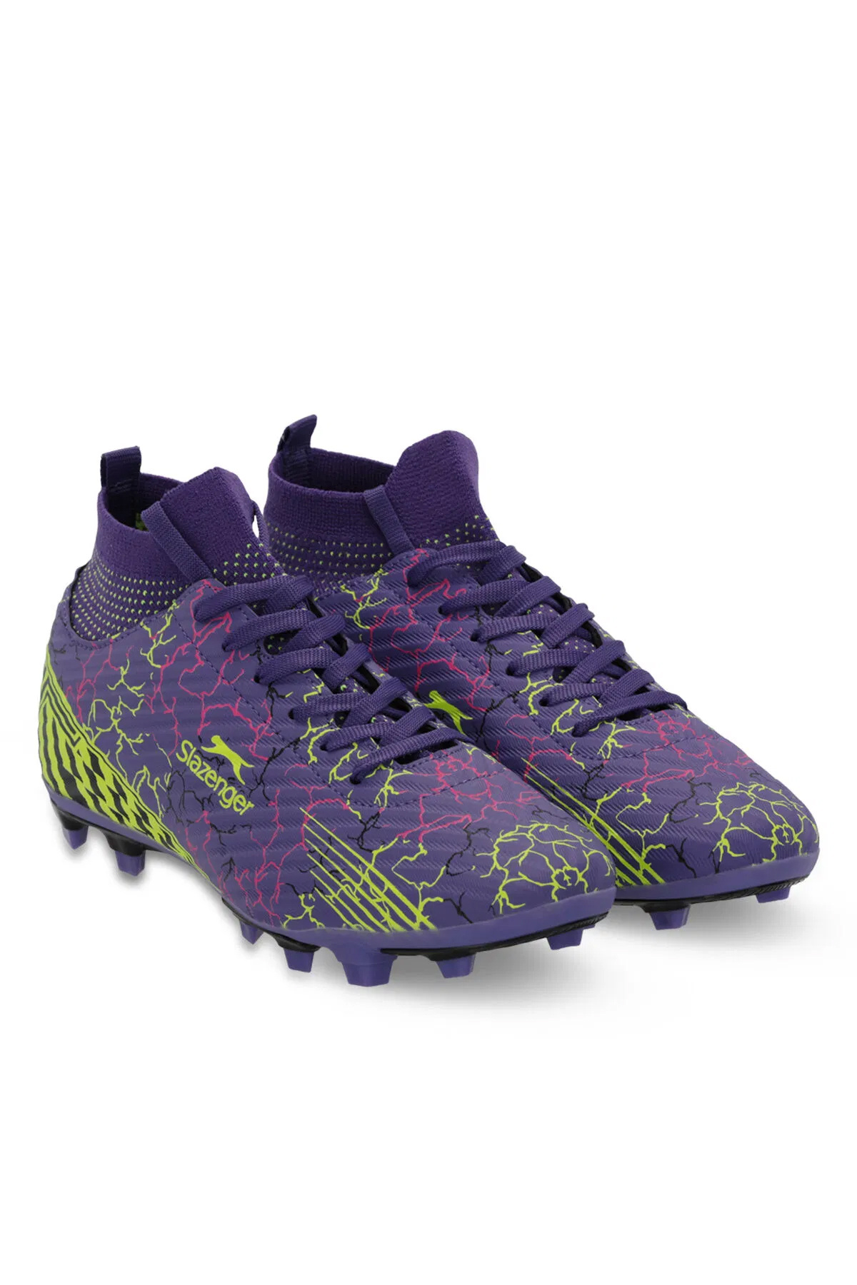 Slazenger CORNER Erkek Halı Saha Mor Futbol Ayakkabısı görsel 2