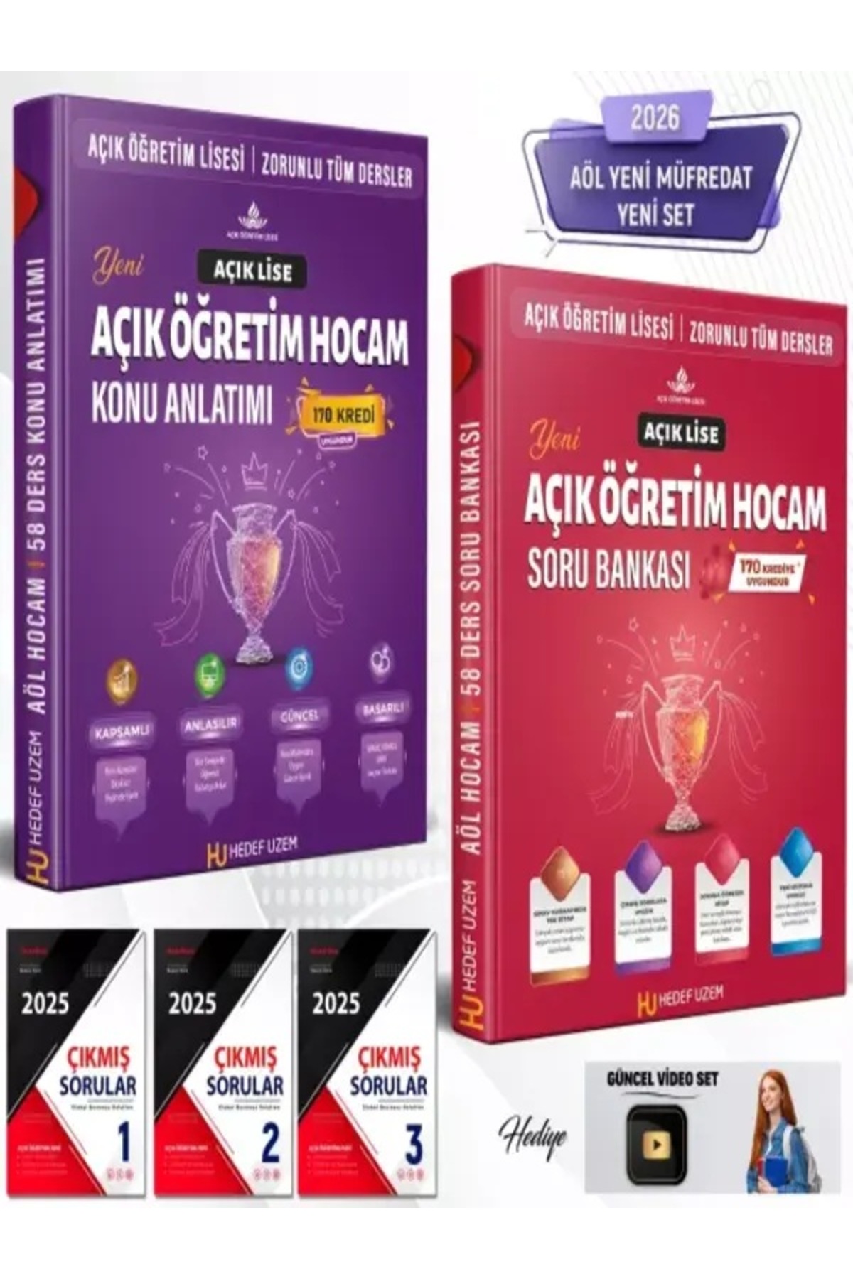 Liyakat Yayınları Efsane AÖL Sınav Seti - Zorunlu Tüm Dersler