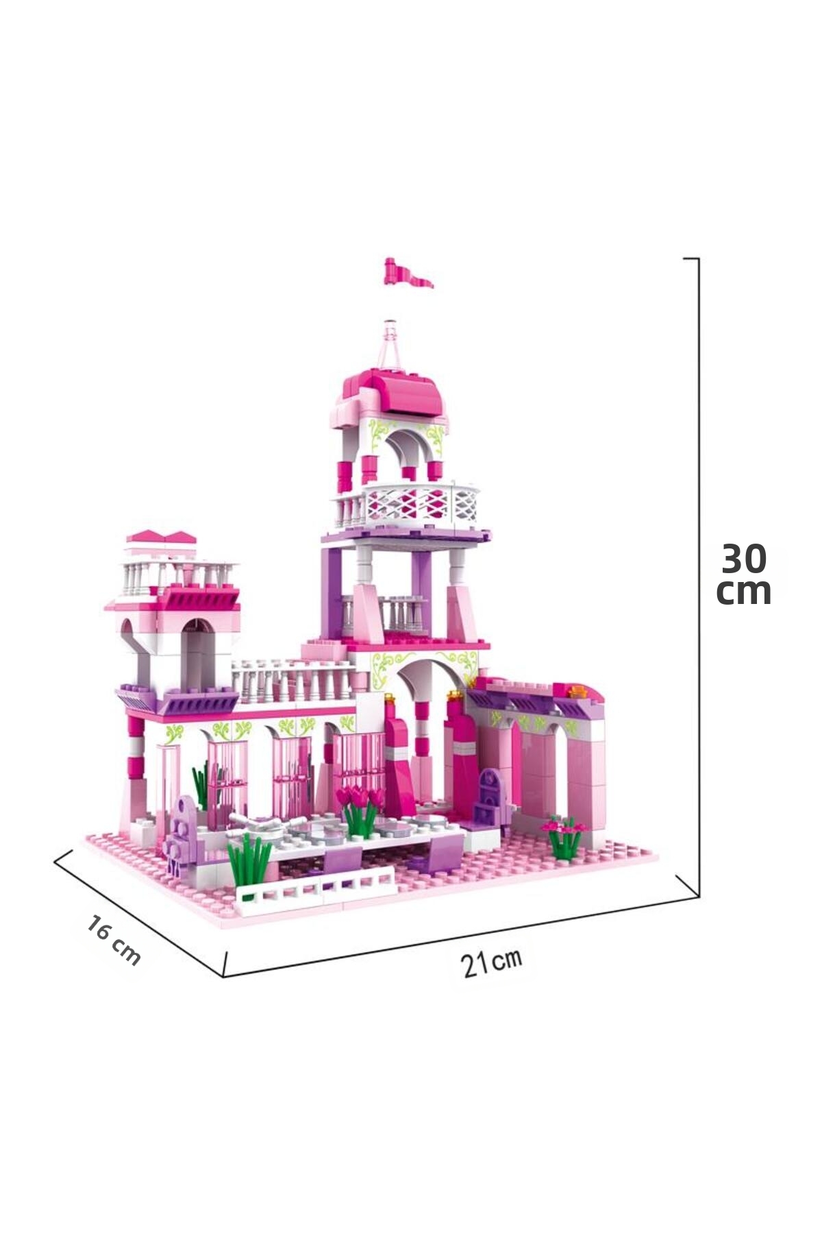 ست بلوک ویلا ۱۰۰۰ تکه در جعبه
