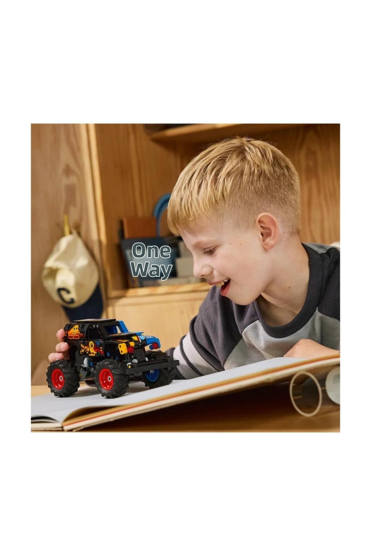 ® Technic Monster Jam ™ Grave Digger ™ آتش و یخ ۴۲۲۱۹ – مجموعه ساختنی اسباببازی ۷+ (۲۶۳ قطعه)