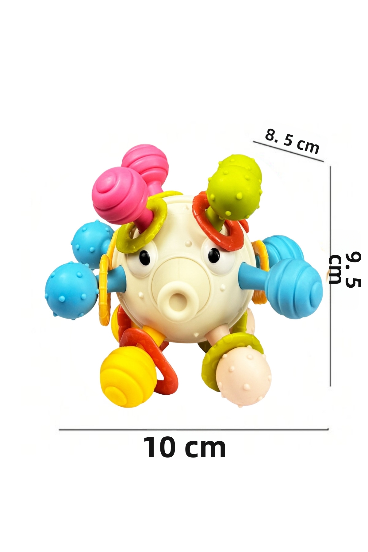 آویز اسباب‌بازی چرخان با کیفیت عالی ماهی بادکنکی برای نوزادان، اسباب‌بازی فعال‌سازی حواس مونته‌سوری