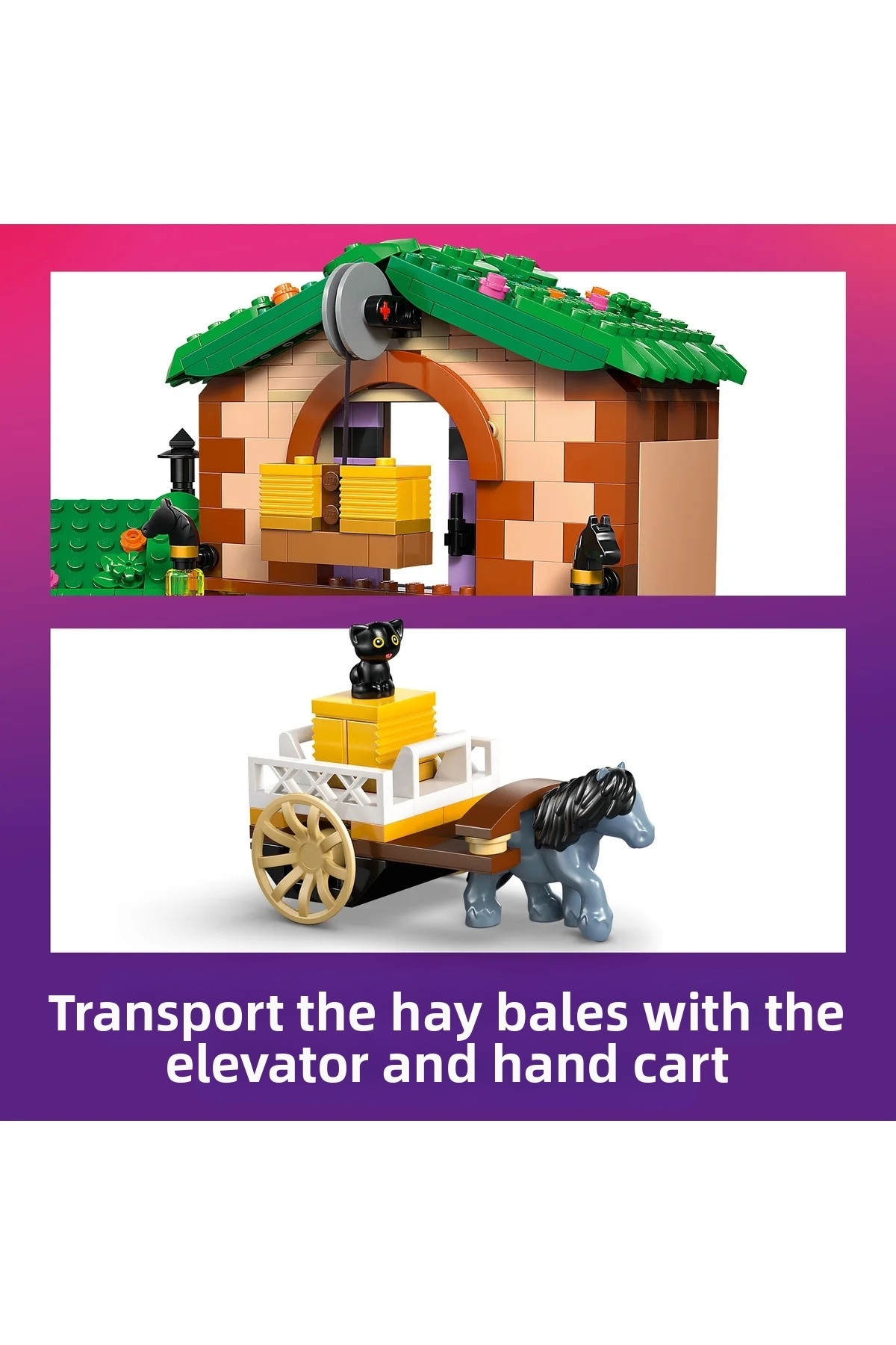 ® مزرعه و اصطبل پونی دوستان ۴۲۶۵۴ – مجموعه ساختنی اسباببازی خلاقانه برای کودکان ۷ سال به بالا (۷۲۷P)