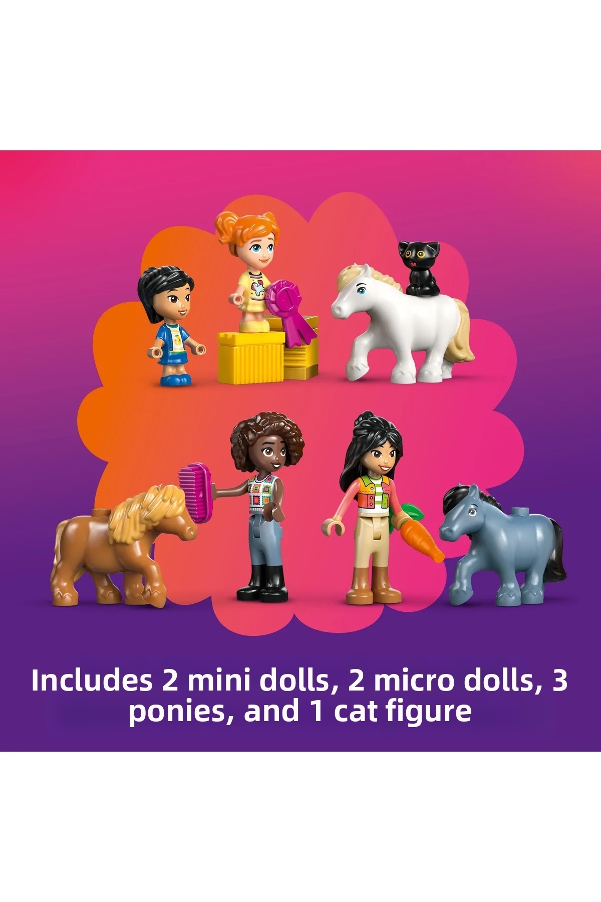 ® مزرعه و اصطبل پونی دوستان ۴۲۶۵۴ – مجموعه ساختنی اسباببازی خلاقانه برای کودکان ۷ سال به بالا (۷۲۷P)