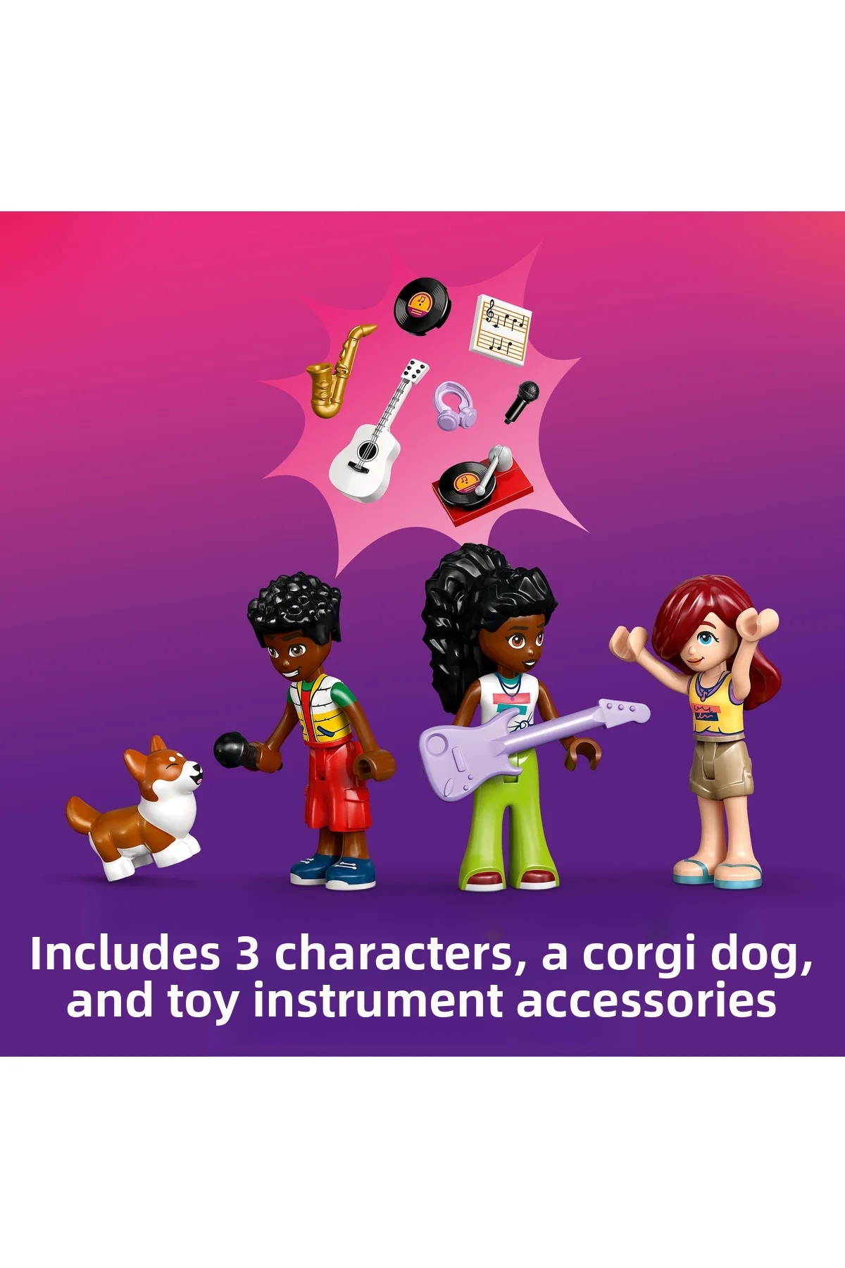 ® فروشگاه موسیقی فرندز و آپارتمان ۴۲۶۵۳ – مجموعه ساختنی اسباببازی خلاقانه برای کودکان ۷ سال به بالا (۴۸۳ قطعه)