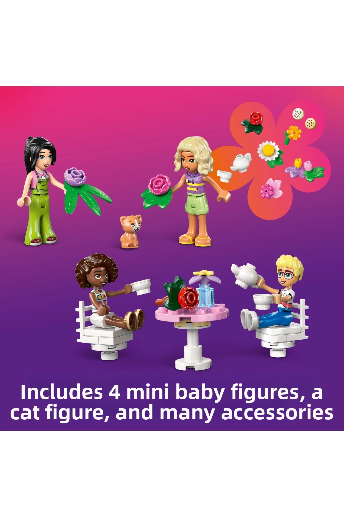 کافه گیاه و گل فروشی فرندز ® ۴۲۶۷۱ – مجموعه ساختنی اسباب‌بازی خلاقانه برای کودکان ۹ سال به بالا (۱۱۳۸)