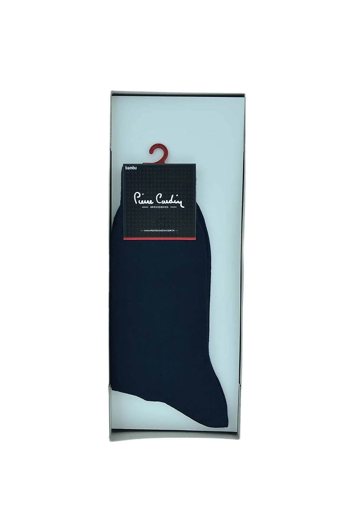 جوراب مردانه راسته | پیر کاردین Pierre Cardin PKTPIER800FLATlacivert - تصویر 2