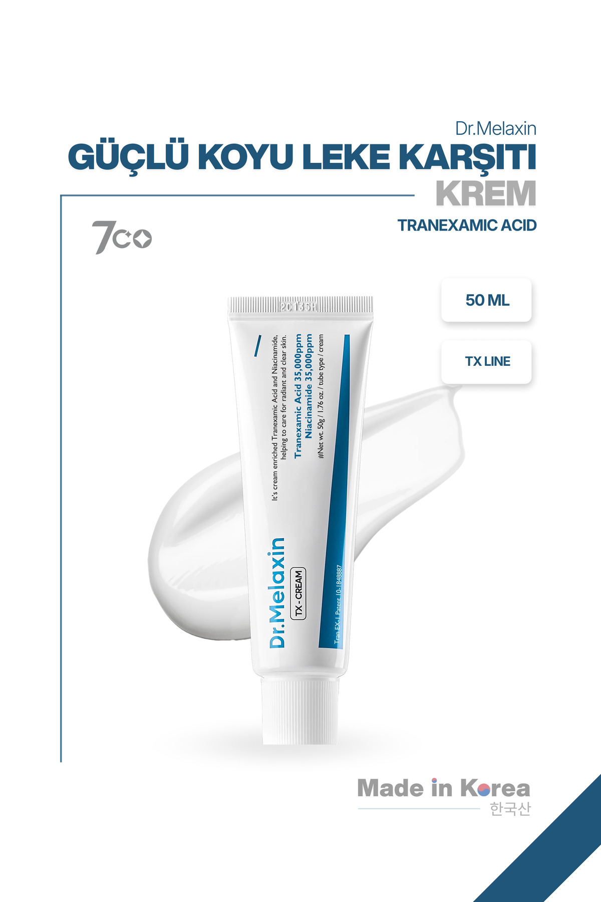 Dr.Melaxin TX CREAM Derin Koyu Lekeler, Güneş Lekeleri İçin Anti Melasma Leke Kremi&Ton Eşitleyici 50ml - Fiyatı, Yorumları