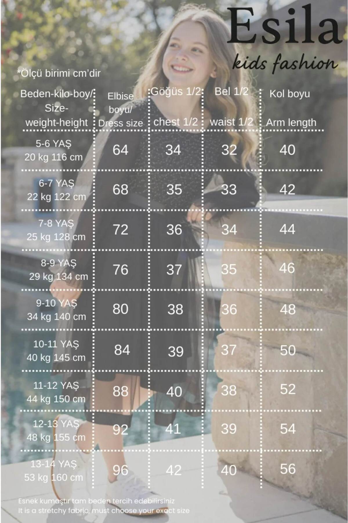 falcomini  Kız Çocuk Elbise Tüllü Pul Işlemeli Abiye Elbise Rahat Ve Şık Doğum Günü Elbise 6-13 Yaş - Görsel 4