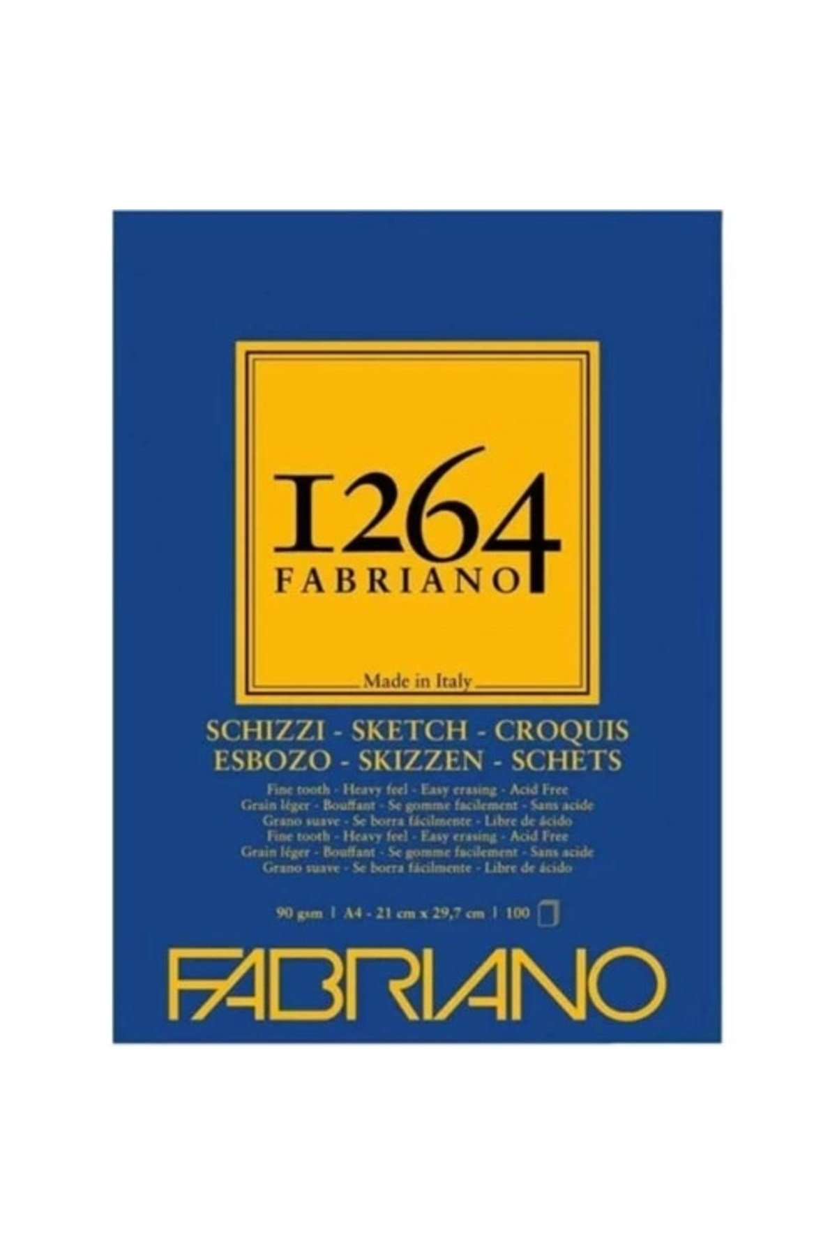 Fabriano 1264 SKETCH 90 GR A4 120 YAPRAK SPİRALLİ ÇİZİM DEFTERİ