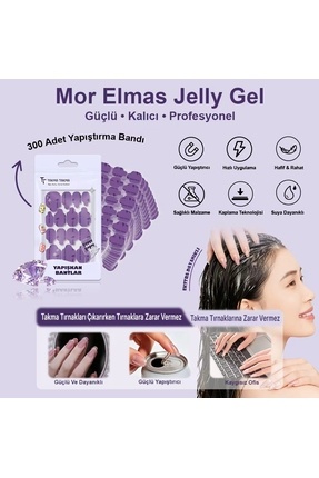 Takma Takma 300 Adet Çift Taraflı Tak Çıkar Yapıştırma Bantı