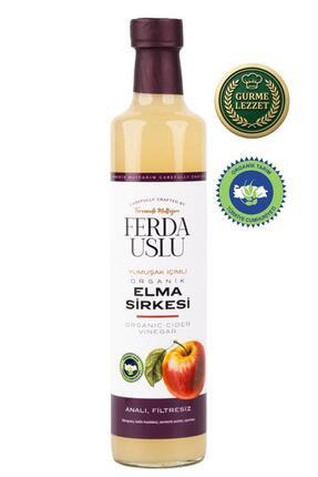 Fermente Mutfağım Organik Elma Sirkesi - 1 Yıl Dinlendirilmiş İçimlik 500 ml