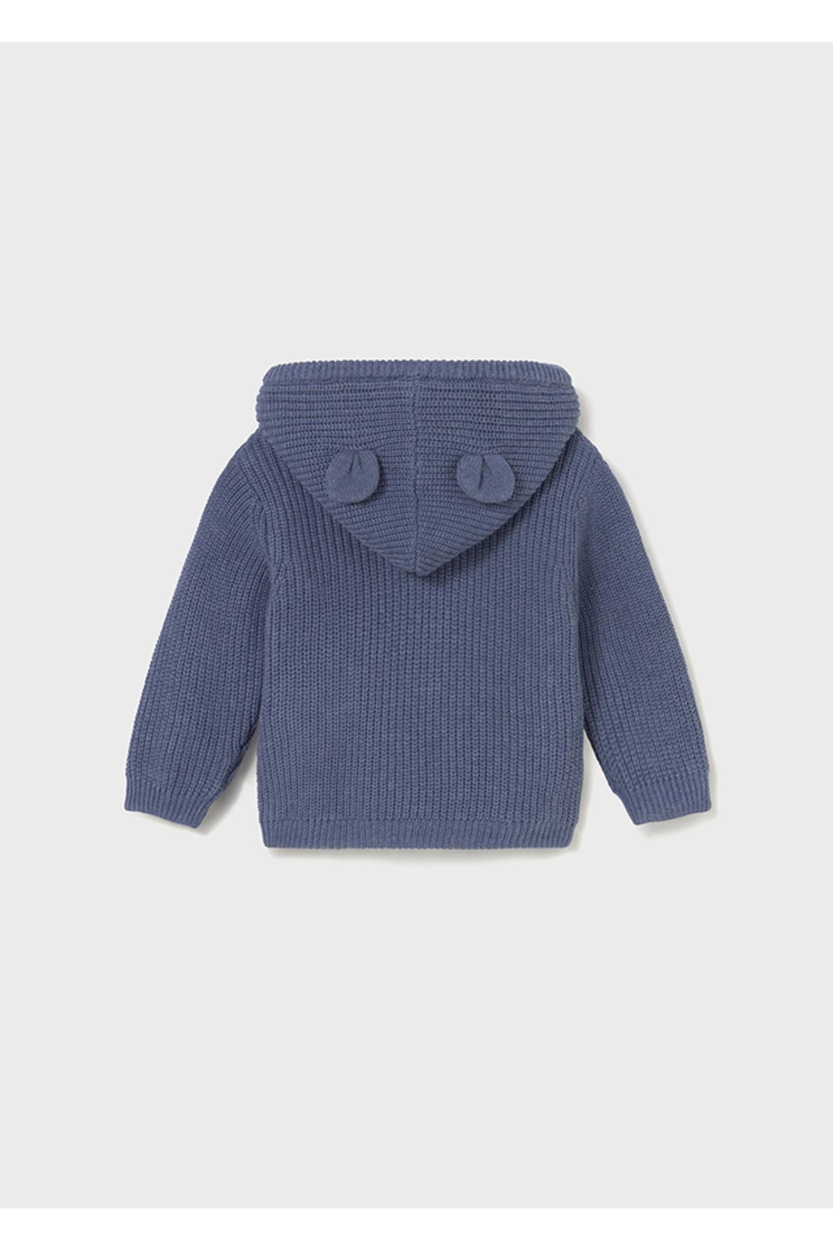 Mayoral 1-4 Yaş Erkek Çocuk Fermuarlı Örme Hırka Mavi fotoğrafı 2 (önizleme)