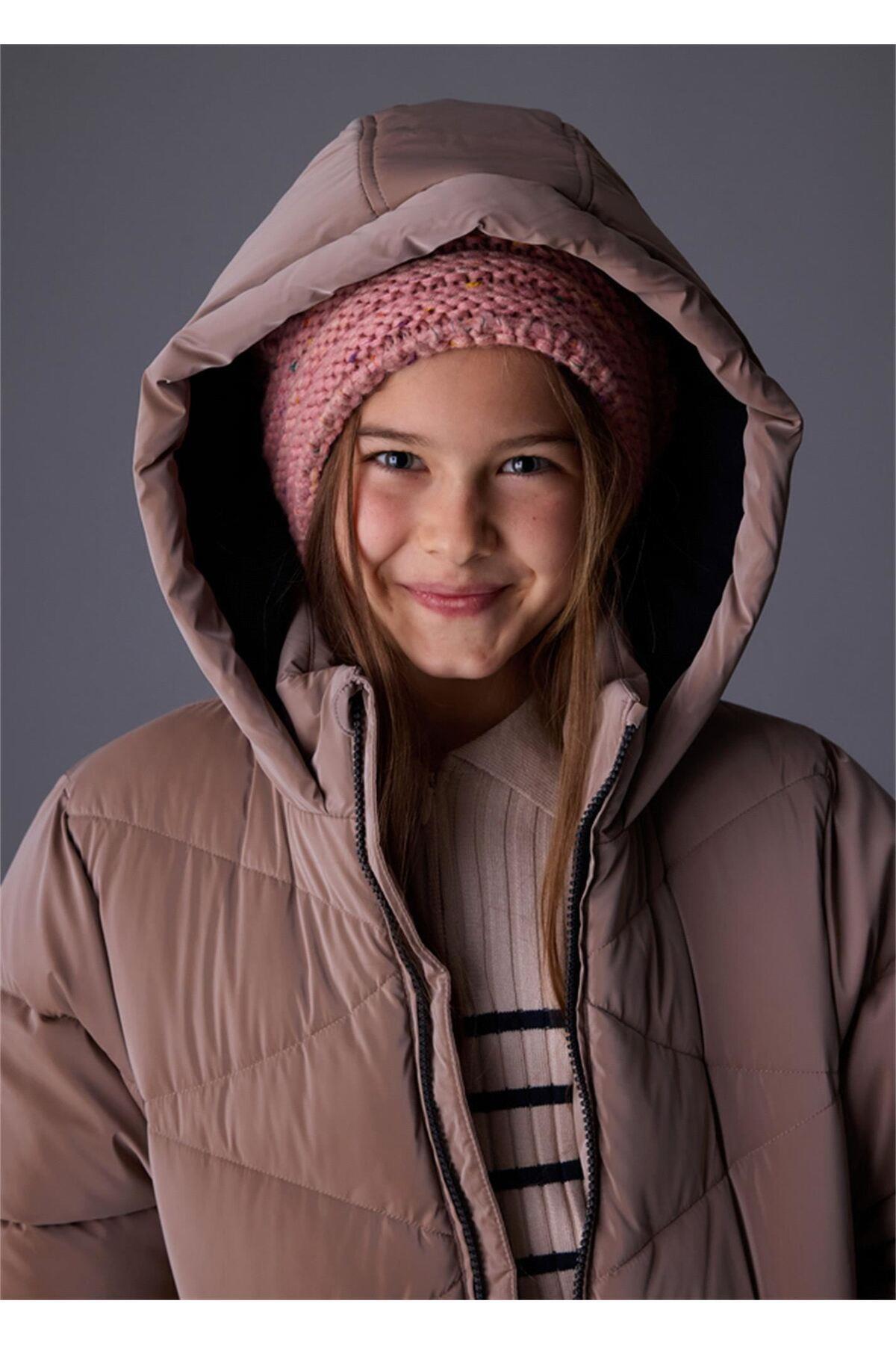 Mayoral Kız Çocuk Dolgulu Mont Koyu Bej 7436 fotoğrafı 2 (önizleme)