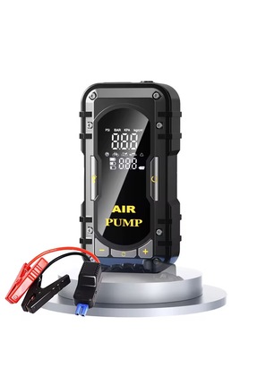 EN SİGA Araç Takviye Cihazı ve Lastik Şişirme Pompası - LED Ekranlı 150PSI Ha...