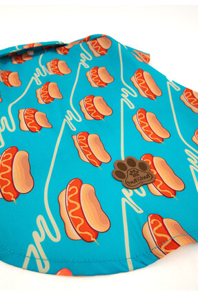 Buf & Buf Hotdog - Kedi Köpek Kıyafeti Gömleği Küçük Orta Irk