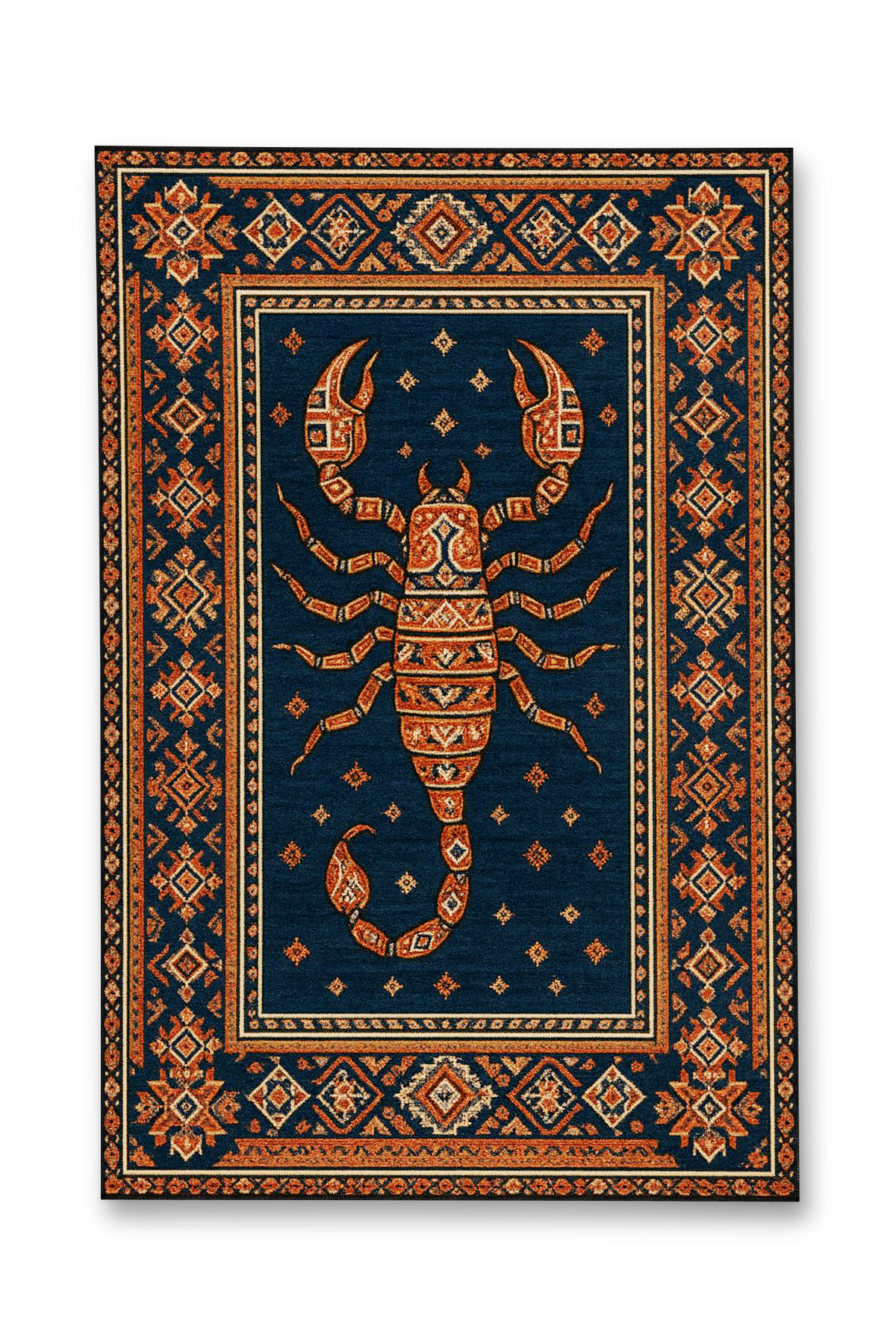 Rugs Modern Halı MOSSO Akrep Desenli Dokuma Taban Modern Dekoratif Halı ...