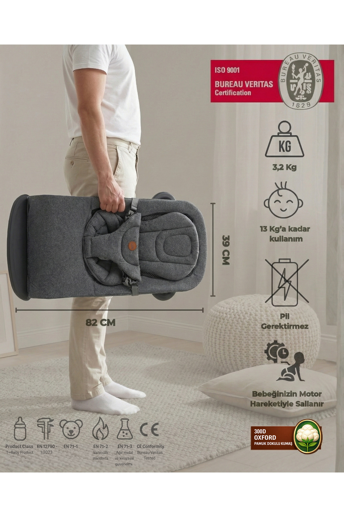 Will Bouncer Side Ana Kucağı - Anthracite fotoğrafı 5 (önizleme)