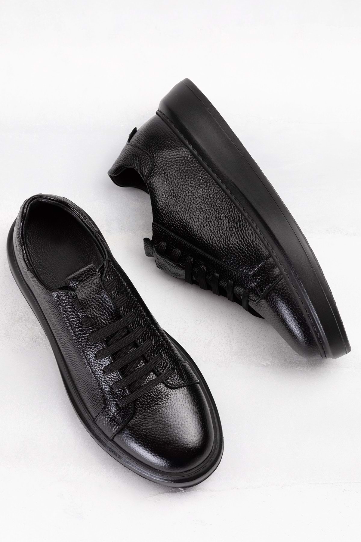 Gondol  Içi Dışı Hakiki Deri Günlük Rahat Ayakkabı mals.352 Siyah - Görsel 2
