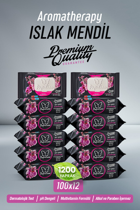 Papilion Premium Aroma Terapi Islak Mendil pH Dengeli Kokulu Ekonomik Paket 1...