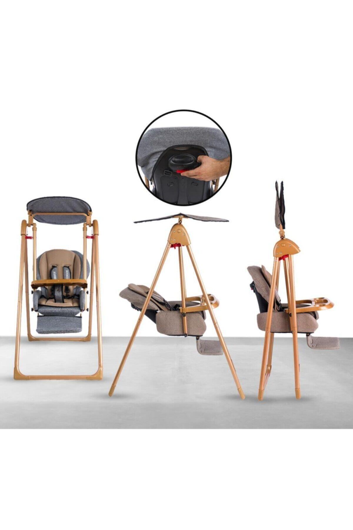 Tommybaby Crazy Gold Salıncak Bebek Salıncağı Çocuk Salıncağı Mama Sandalyesi fotoğrafı 3 (önizleme)