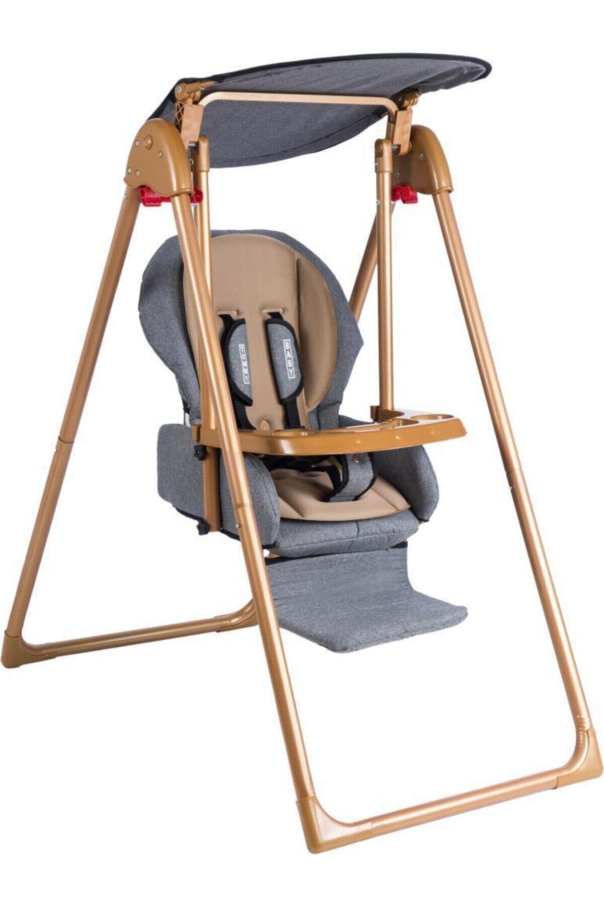 Tommybaby Crazy Gold Salıncak Bebek Salıncağı Çocuk Salıncağı Mama Sandalyesi fotoğrafı 2 (önizleme)