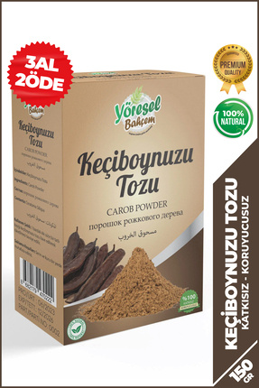 Yöresel Bahçem Keçiboynuzu Harnup Tozu (150g)