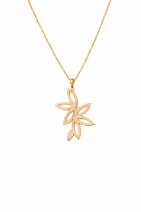 Chjjewel Büyük Lotus Kolye Rose