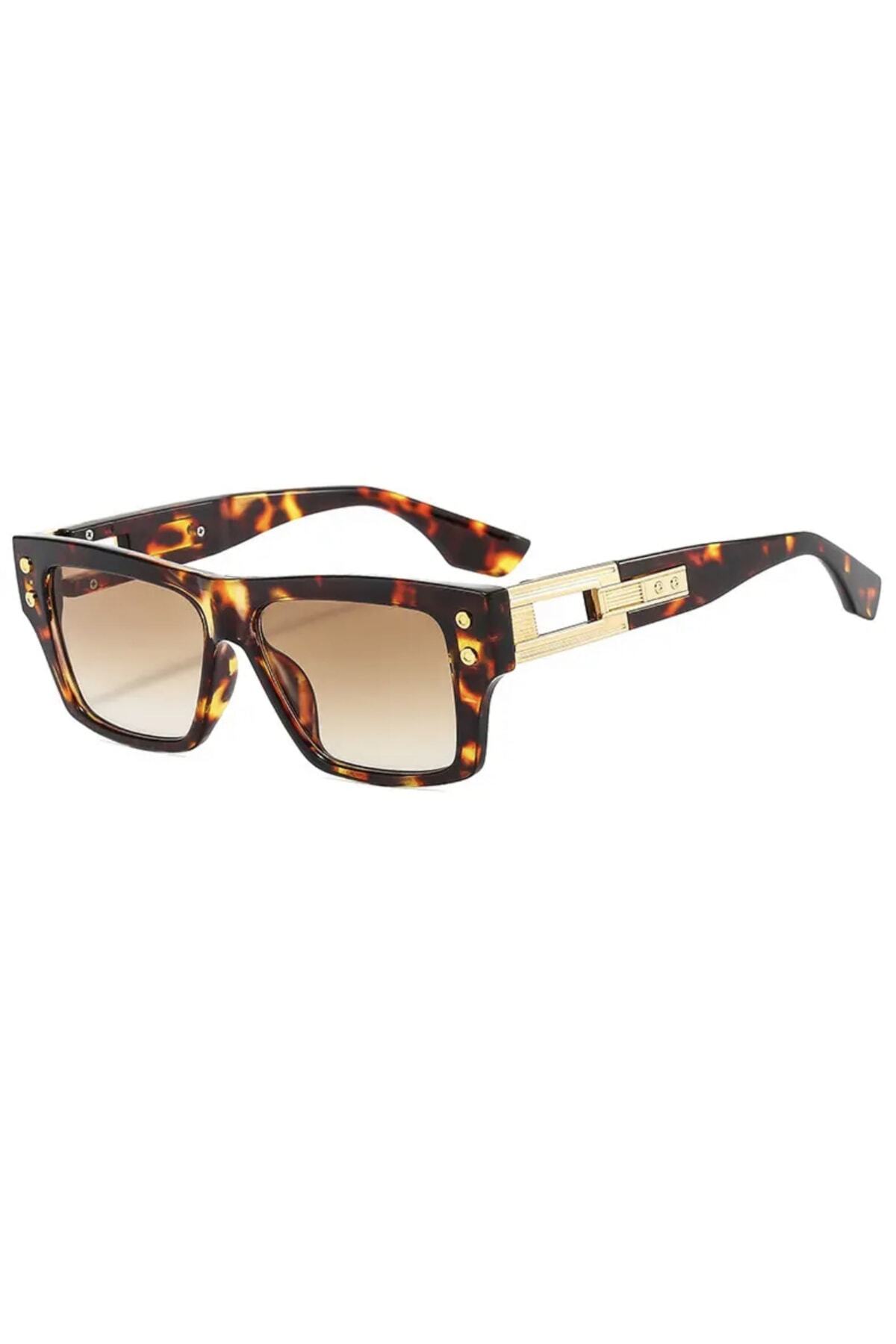 Leopard Patterned Vega Vintage & Retro Sunglasses