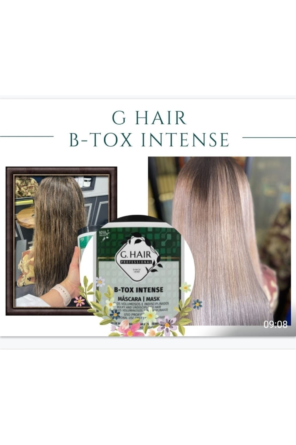 B- Tox Intense Yoğun Bakım Saç Maskesi — 1kg — تصویر 3 از 3