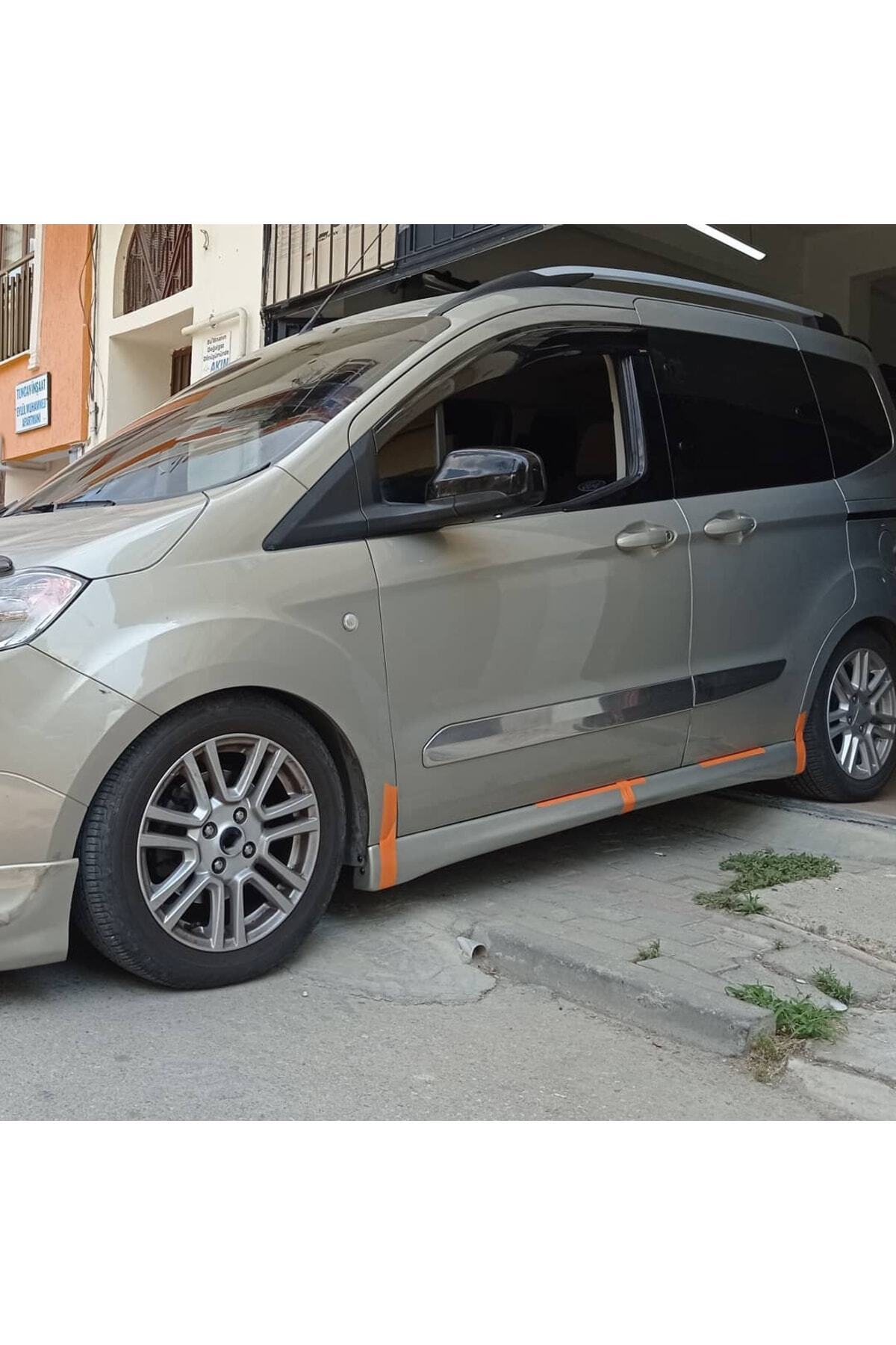 Ford Tourneo Courier 2014-2023 Boyasız plastik Marşpiyel Takımı
