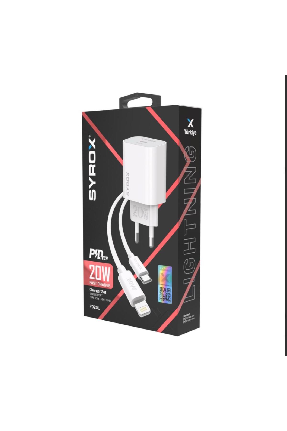 syokougyoページ‼️ホワイト＆ブラックモール Syrox Pd20l 20w Lightning Iphone Uyumlu Hızlı Şarj - Fiyatı, Yorumları