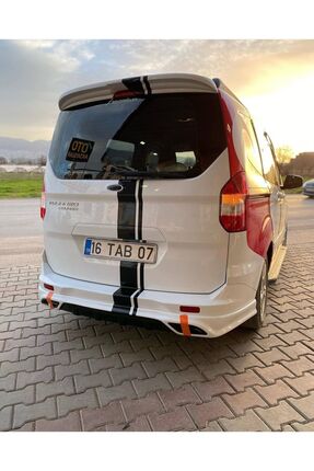 Tepe Tuning Ford Tourneo Courier 2014-2023 Egzoz Görünümlü Boyasız Mat Siyah ...