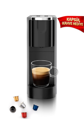 Omnex Ox-Pro Espresso Kapsül Kahve Makinesi – 20 Bar Basınç, Gri