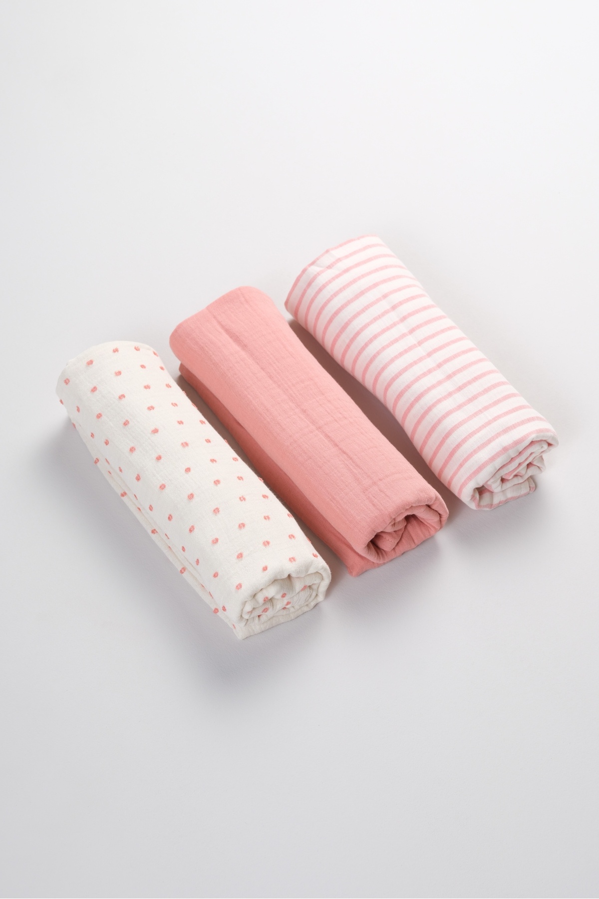 Bondberro Özel Kutulu 3 Adet 2 Katlı Müslin Örtü & Battaniye %100 Pamuklu Xl Boy 100 X 85 Cm ( Mercan ) fotoğrafı 3 (önizleme)