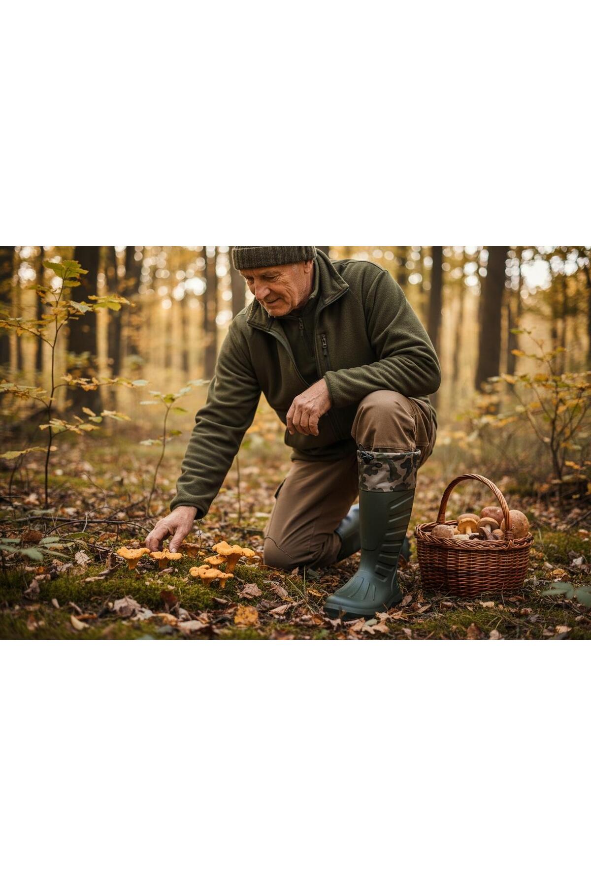 Sonimix  Sonımıx Kauçuk- Avcı Çizme Termal Çoraplı Boğazlı Poli Erkek Çizme - Görsel 5